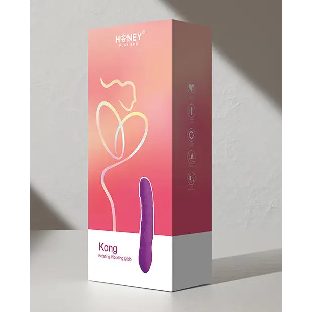 Kong 6’’ Rotating Vibrating Dildo - Vibrators