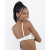 Lace Bra w/Underwire Boning Cups White 32 - Lingerie - Hanging
