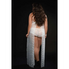Lace Night Gown w/Lace Panty White QN - Lingerie - Plus/Queen - Hanging