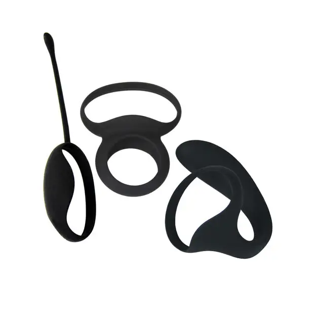 Lamourose Paramour Silicone Cradles - Black - Stimulators