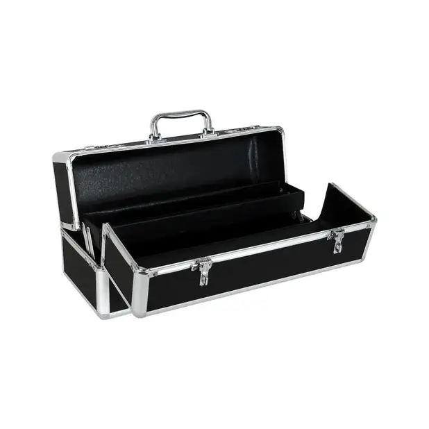 Large Lockable Vibrator Case - Black - Storage Cases & Bags