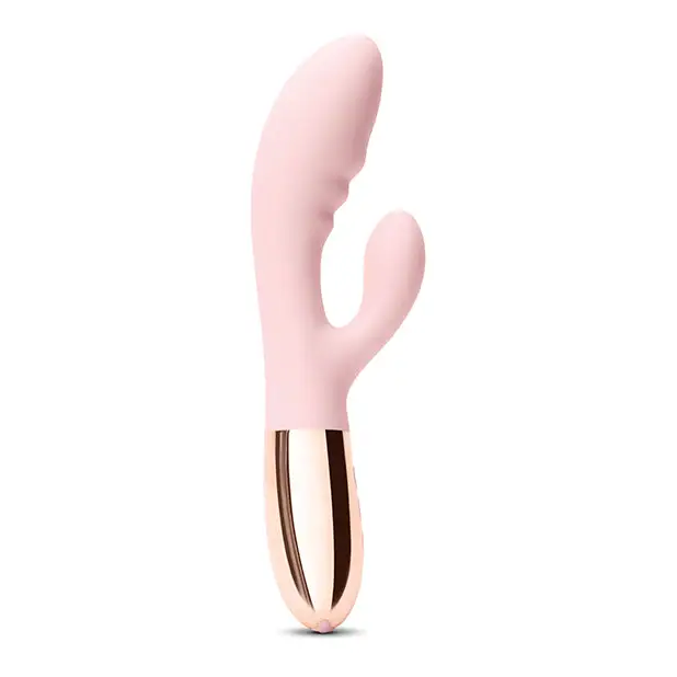 Le Wand BLEND Double Motor Rabbit Rechargeable Vibrator - Rose Gold - Vibrators