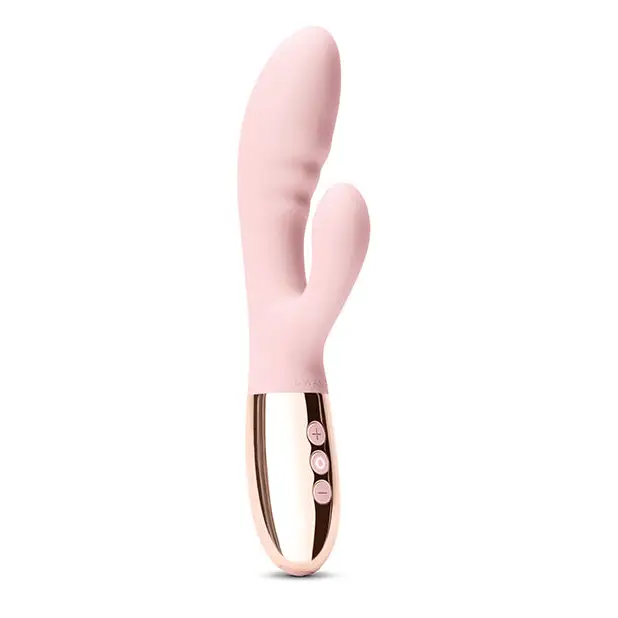 Le Wand BLEND Double Motor Rabbit Rechargeable Vibrator - Rose Gold - Vibrators