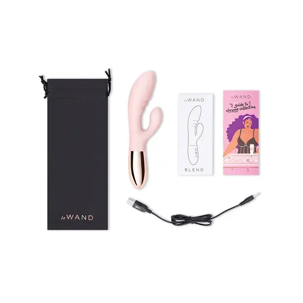 Le Wand BLEND Double Motor Rabbit Rechargeable Vibrator - Rose Gold - Vibrators