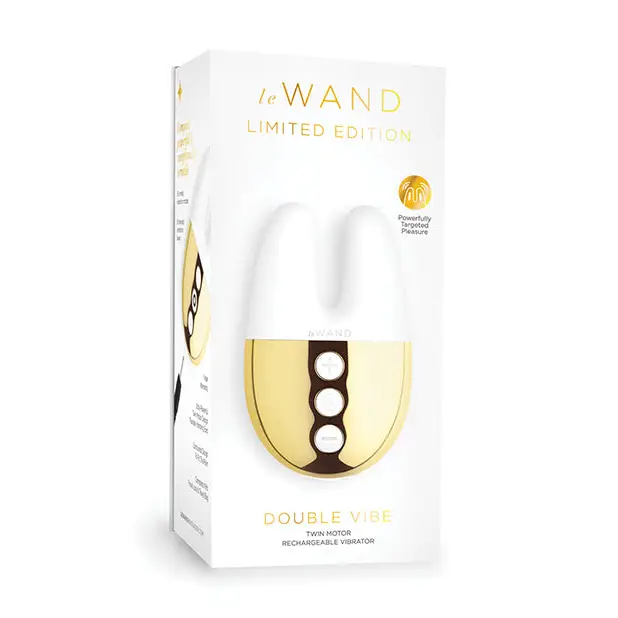 Le Wand Double Vibe - White Gold - Stimulators