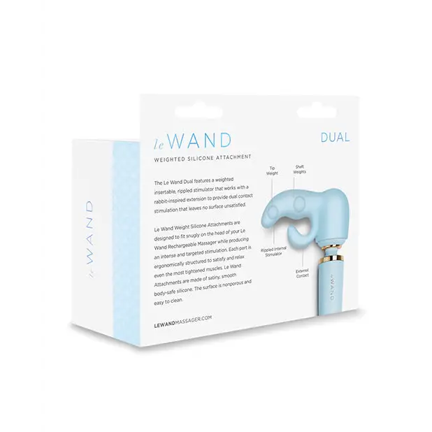 Le Wand Dual Weighted Silicone Attachment - Massage Products