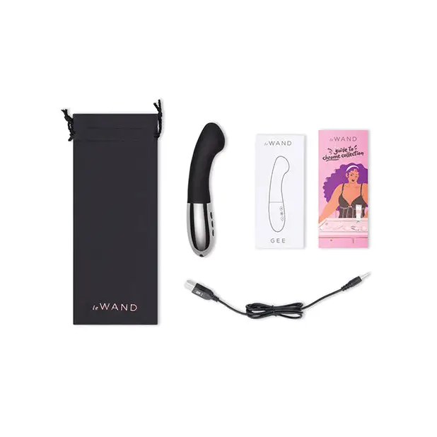 Le Wand GEE G-Spot Targeting Rechargeable Vibrator - Black - Vibrators