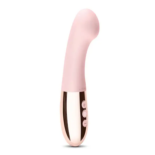 Le Wand GEE G-Spot Targeting Rechargeable Vibrator - Rose Gold - Vibrators