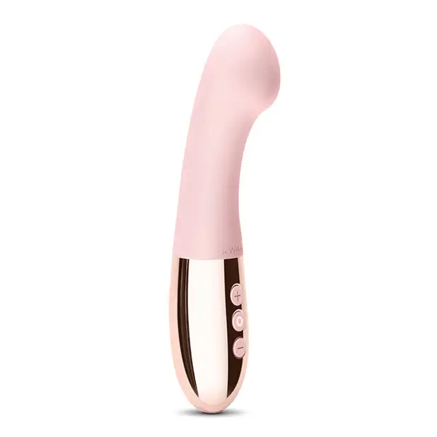 Le Wand GEE G-Spot Targeting Rechargeable Vibrator - Rose Gold - Vibrators