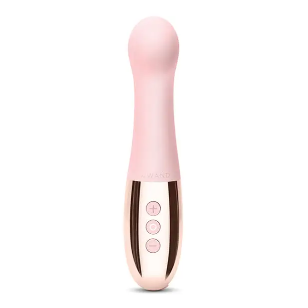 Le Wand GEE G-Spot Targeting Rechargeable Vibrator - Rose Gold - Vibrators