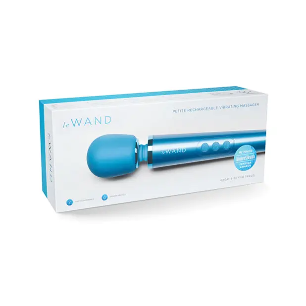 Le Wand Petite Rechargeable Massager - Blue - Massage Products