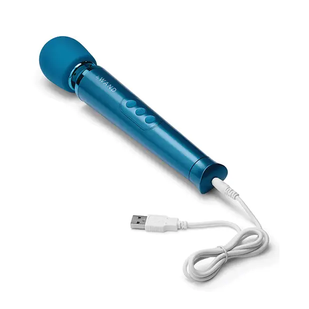 Le Wand Petite Rechargeable Massager - Blue - Massage Products