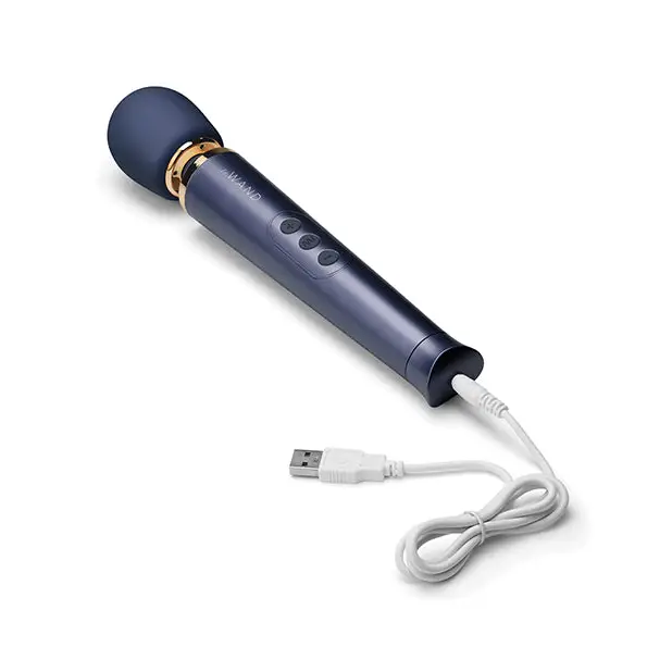 Le Wand Petite Rechargeable Vibrating Massager - Navy - Massage Products