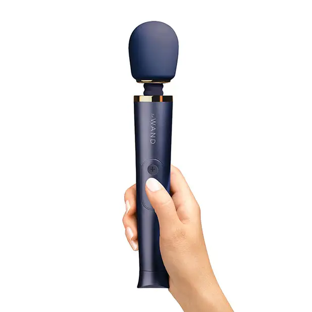 Le Wand Petite Rechargeable Vibrating Massager - Navy - Massage Products