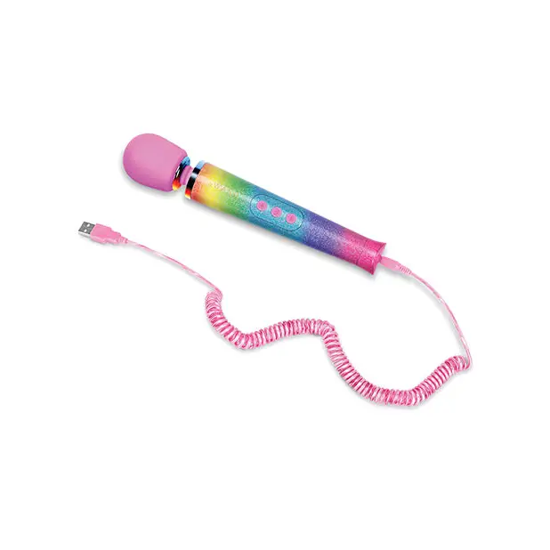 Le Wand Petite Rechargeable Vibrating Massager - Rainbow - Massage Products