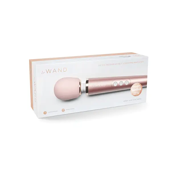 Le Wand Petite Rechargeable Vibrating Massager - Rose Gold