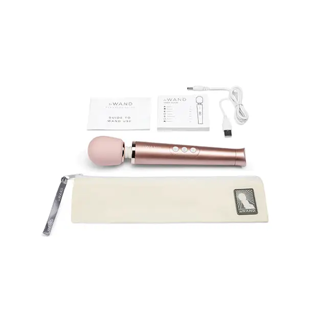 Le Wand Petite Rechargeable Vibrating Massager - Rose Gold