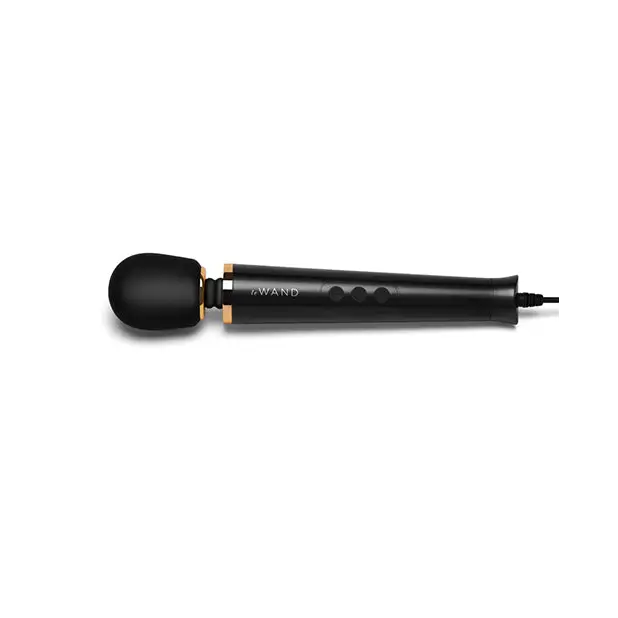 Le Wand Powerful Petite Plug-In Vibrating Massager - Black - Massage Products