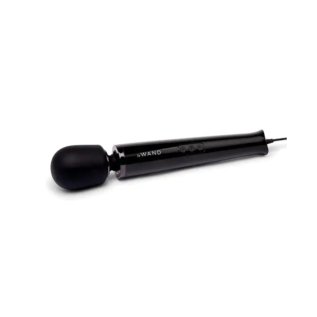 Le Wand Powerful Plug-In Vibrating Massager - Black - Massage Products