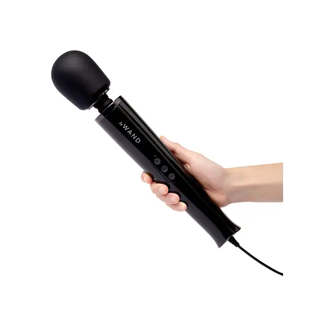 Le Wand Powerful Plug-In Vibrating Massager - Black - Massage Products