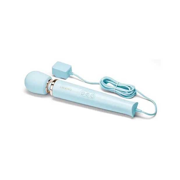 Le Wand Powerful Plug-In Vibrating Massager - Sky Blue - Massage Products