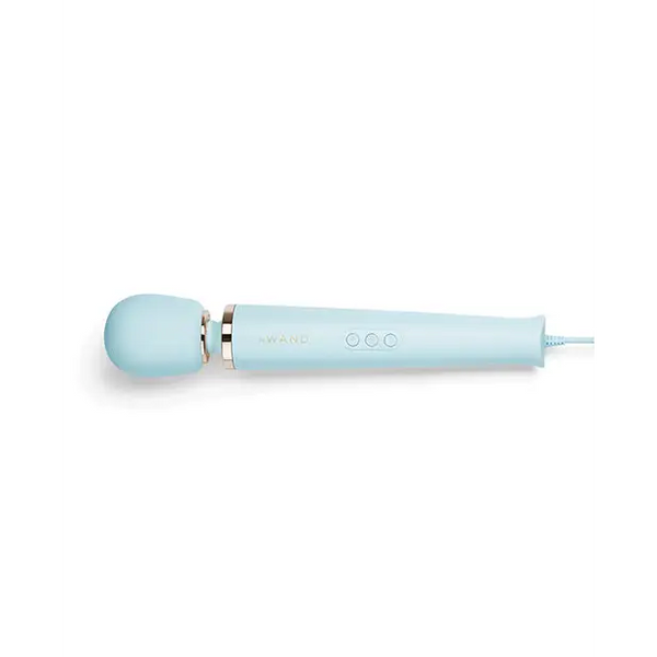 Le Wand Powerful Plug-In Vibrating Massager - Sky Blue - Massage Products