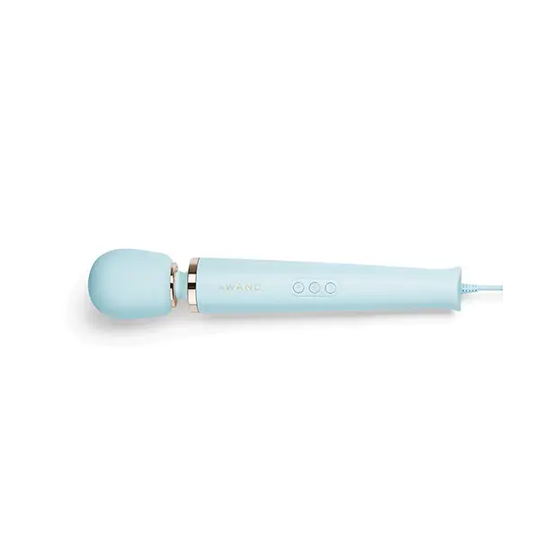 Le Wand Powerful Plug-In Vibrating Massager - Sky Blue - Massage Products