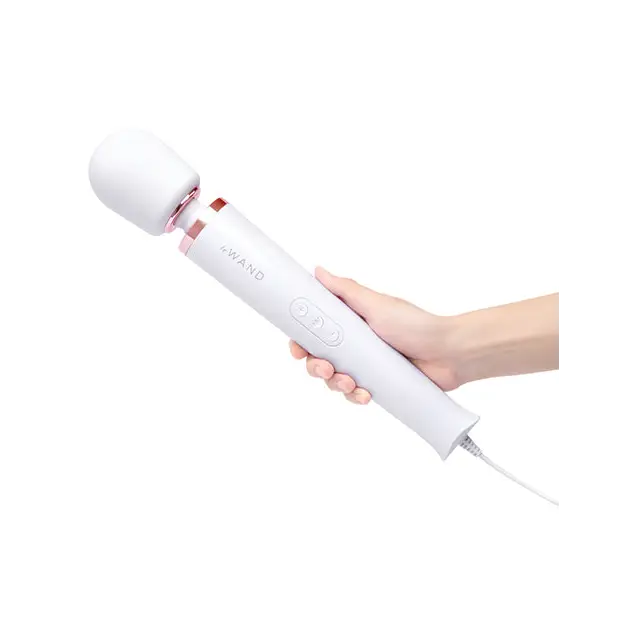 Le Wand Powerful Plug-In Vibrating Massager - White - Massage Products
