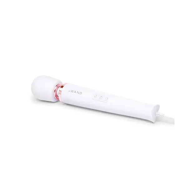 Le Wand Powerful Plug-In Vibrating Massager - White - Massage Products