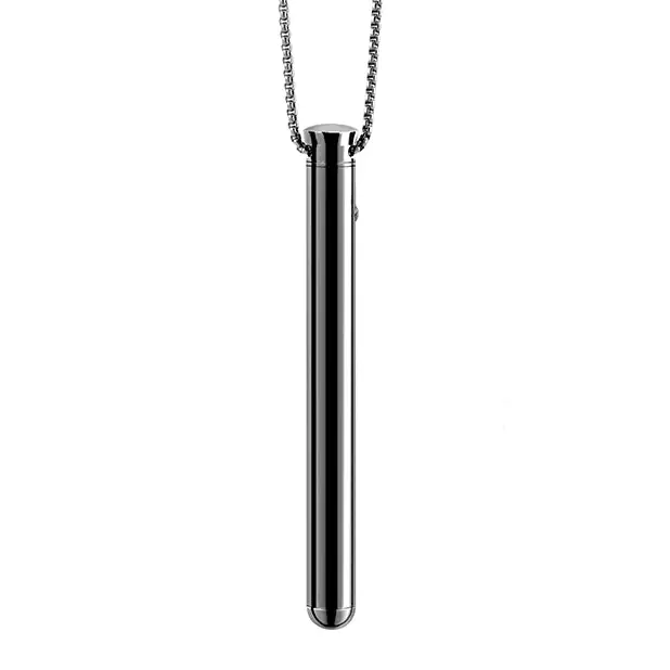 Le Wand Vibrating Necklace - Black - Stimulators