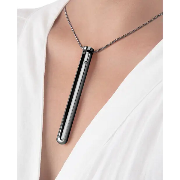 Le Wand Vibrating Necklace - Black - Stimulators