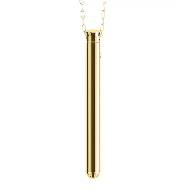 Le Wand Vibrating Necklace - Gold - Stimulators