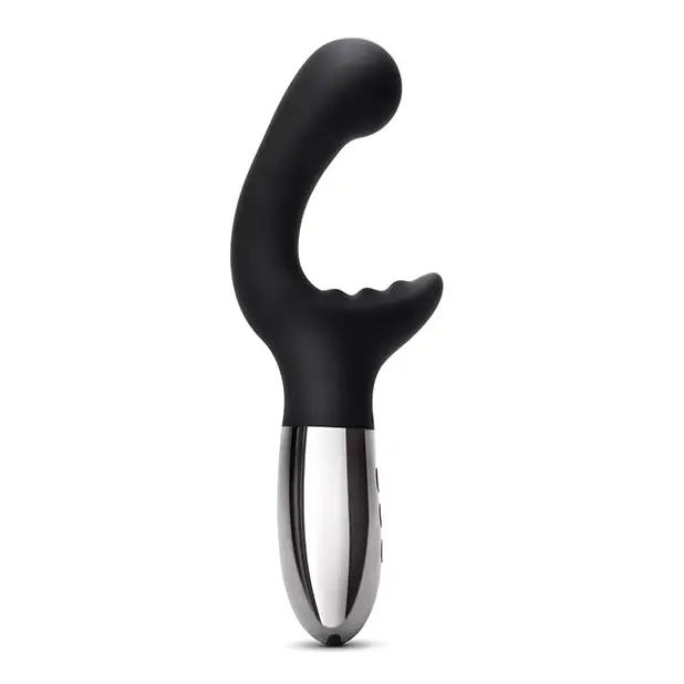 Le Wand XO Double Motor Wave Rechargeable Vibrator - Black - Vibrators