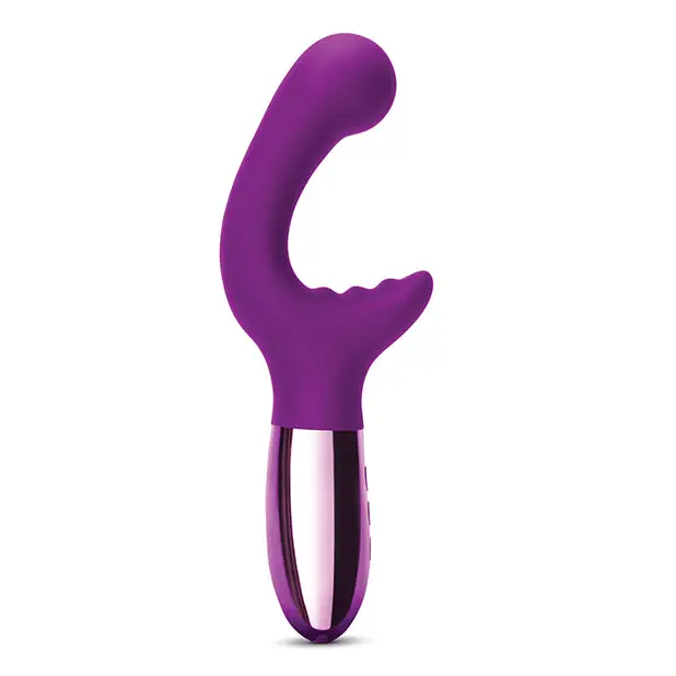 Le Wand XO Double Motor Wave Rechargeable Vibrator - Cherry - Vibrators