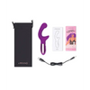 Le Wand XO Double Motor Wave Rechargeable Vibrator - Cherry - Vibrators