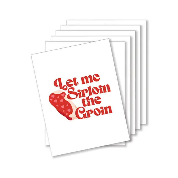 Let Me Sirloin The Groin Naughty Greeti - Bachelorette & Party Supplies