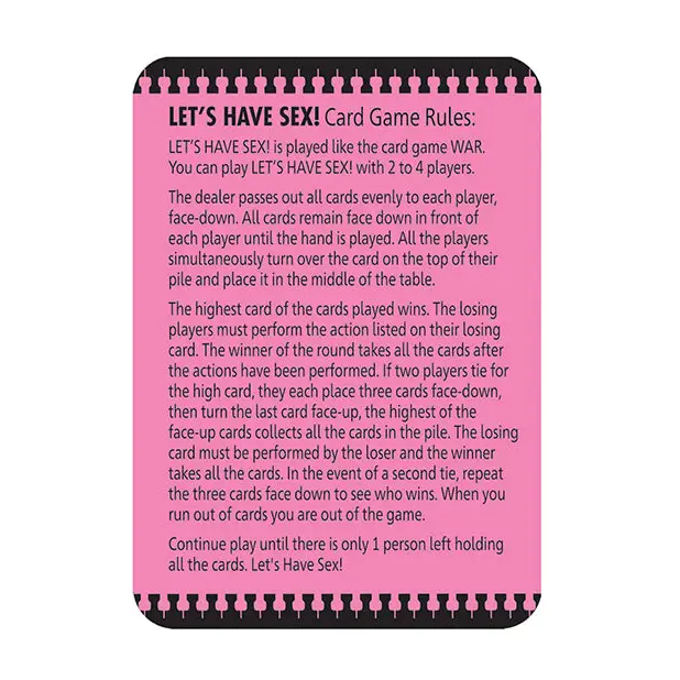 Let’s Have Sex Card Game - Games for Romance & Couples
