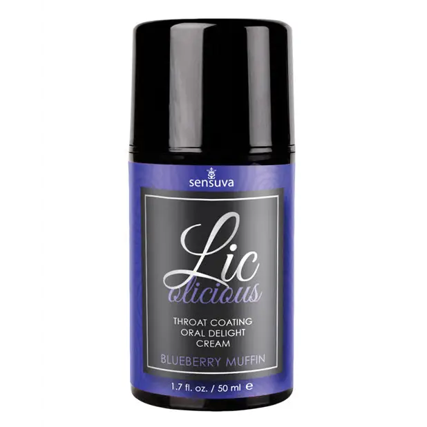 Lic O Licious Oral Delight Cream - 1.7 oz Blueberry Muffin - Sexual Enhancers