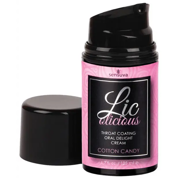 Lic O Licious Oral Delight Cream - 1.7 oz Bottle Cotton Candy - Sexual Enhancers
