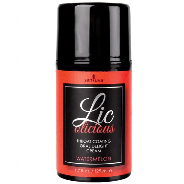 Lic O Licious Oral Delight Cream - 1.7 oz Bottle Watermelon - Sexual Enhancers