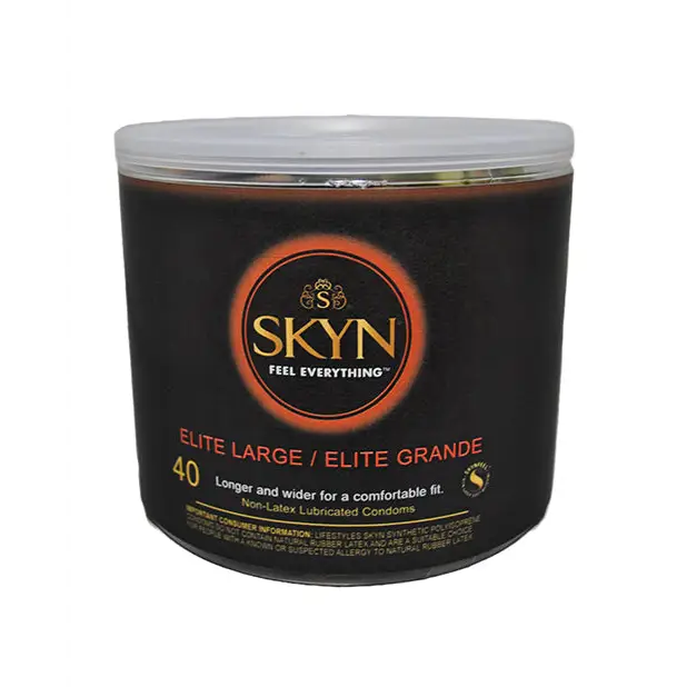 Lifestyles SKYN Elite Large Condoms - Bowl of 40 - Condoms