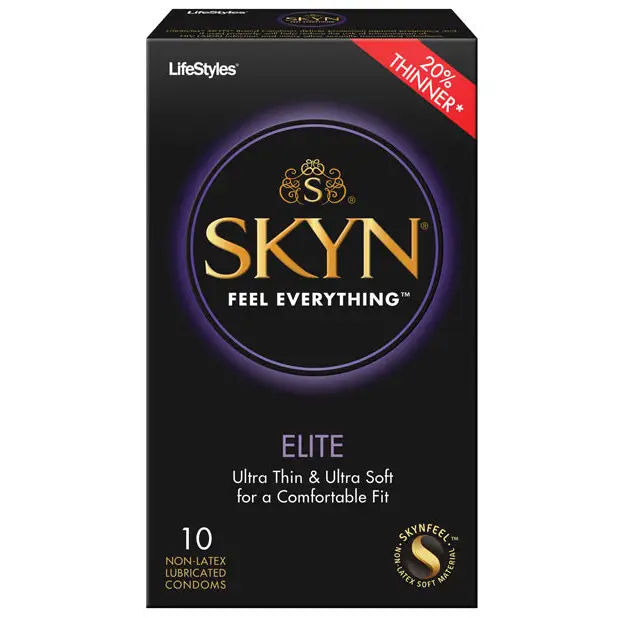Lifestyles SKYN Elite Ultra Thin Condoms - Pack of 10 - Condoms