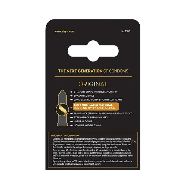 Lifestyles SKYN Original Condoms - Box of 3 - Condoms