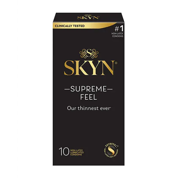 Lifestyles SKYN Supreme Feel Condoms - Pack of 10 - Condoms