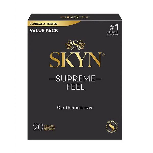 Lifestyles SKYN Supreme Feel Condoms - Pack of 20 - Condoms