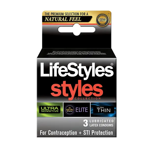 Lifestyles Styles Sensitive - Pack of 3