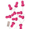 Light Up Pink Pecker String Party Lights - Bachelorette & Party Supplies