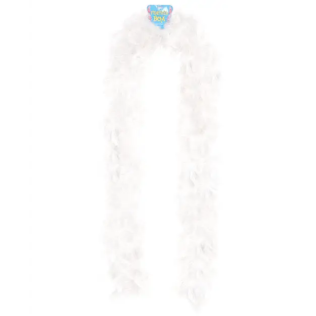 Lightweight Feather Boa - White - Costumes