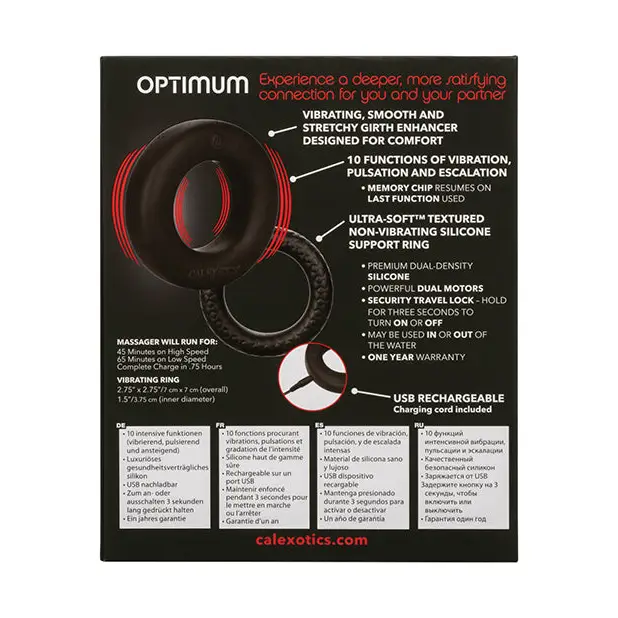 Link Up Optimum - Black - Penis Enhancement