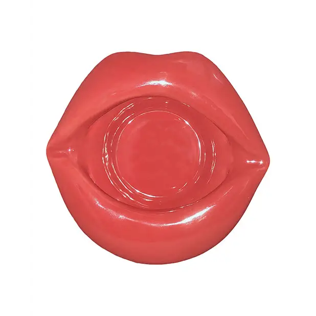 Lips Ashtray - Red - Novelties